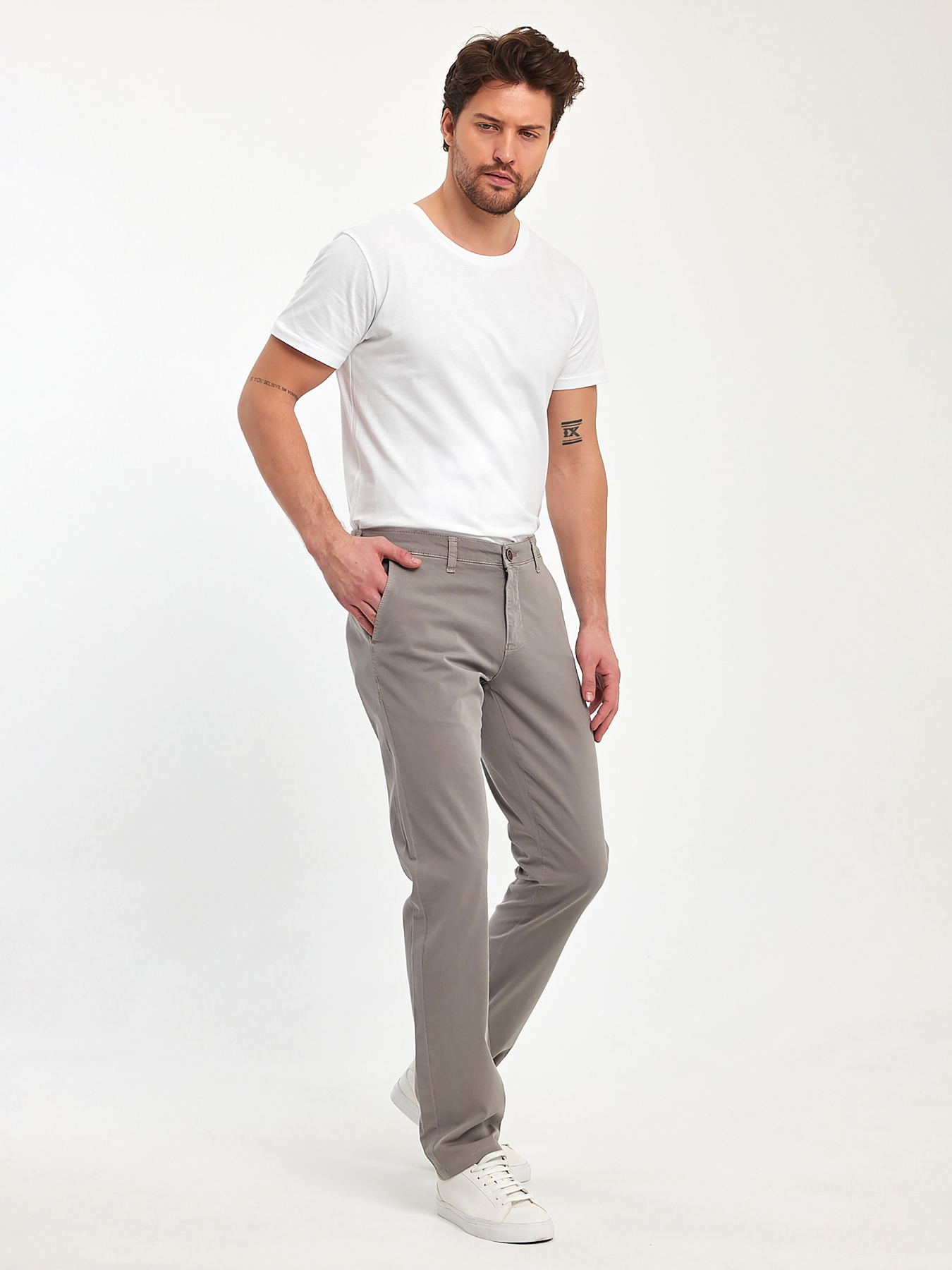 Штани повсякденні Trend Collection модель TC11316GreyBeigeSHTN Фото