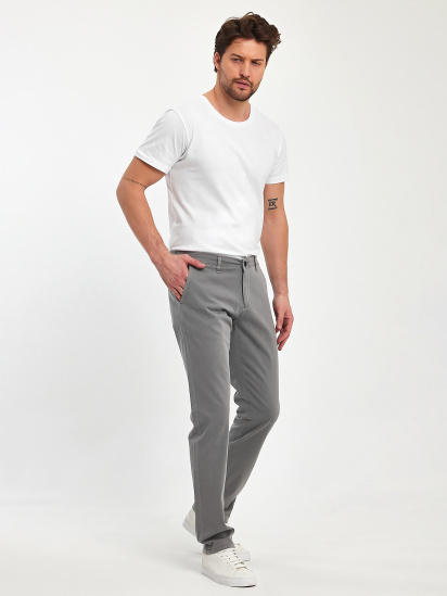 Брюки повседневные Trend Collection модель TC11314GreySHTN — фото 3 - INTERTOP