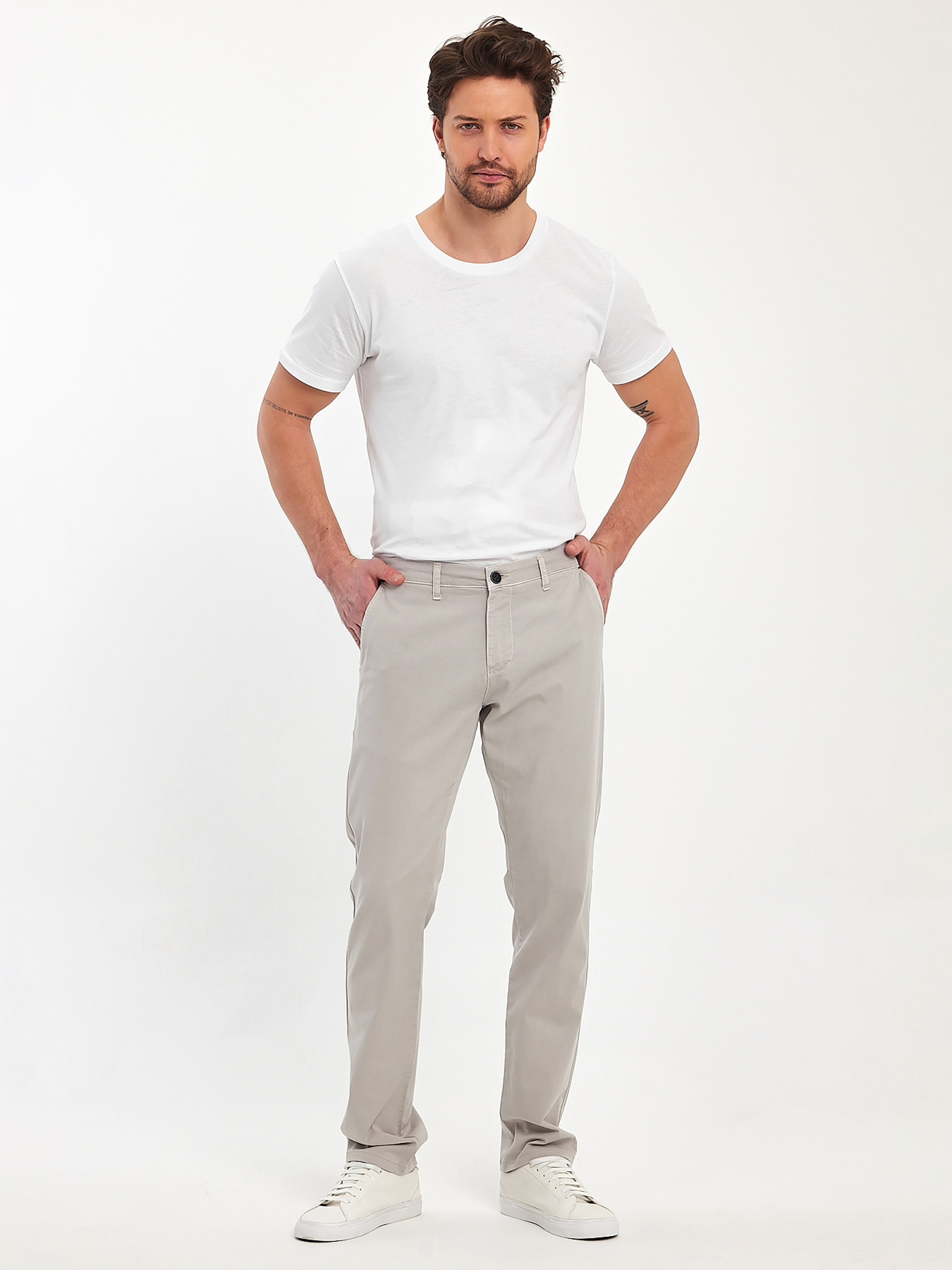 Повседневные штаны Trend Collection модель TC11313LightGreySHTN Фото