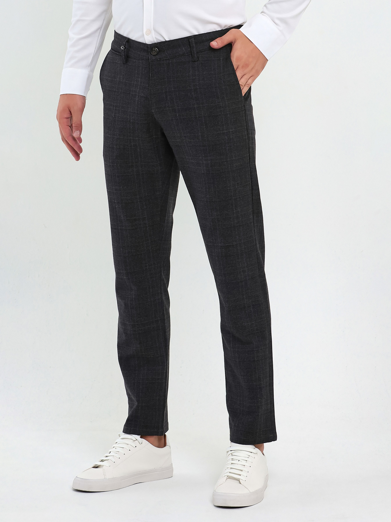 Повседневные штаны Trend Collection модель TC9305GreyBrownSHTN Повседневные штаны Trend Collection модель TC9305GreyBrownSHTN Фото