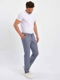 Повсякденні штани Trend Collection модель TC9018GreyBlackSHTN Фото