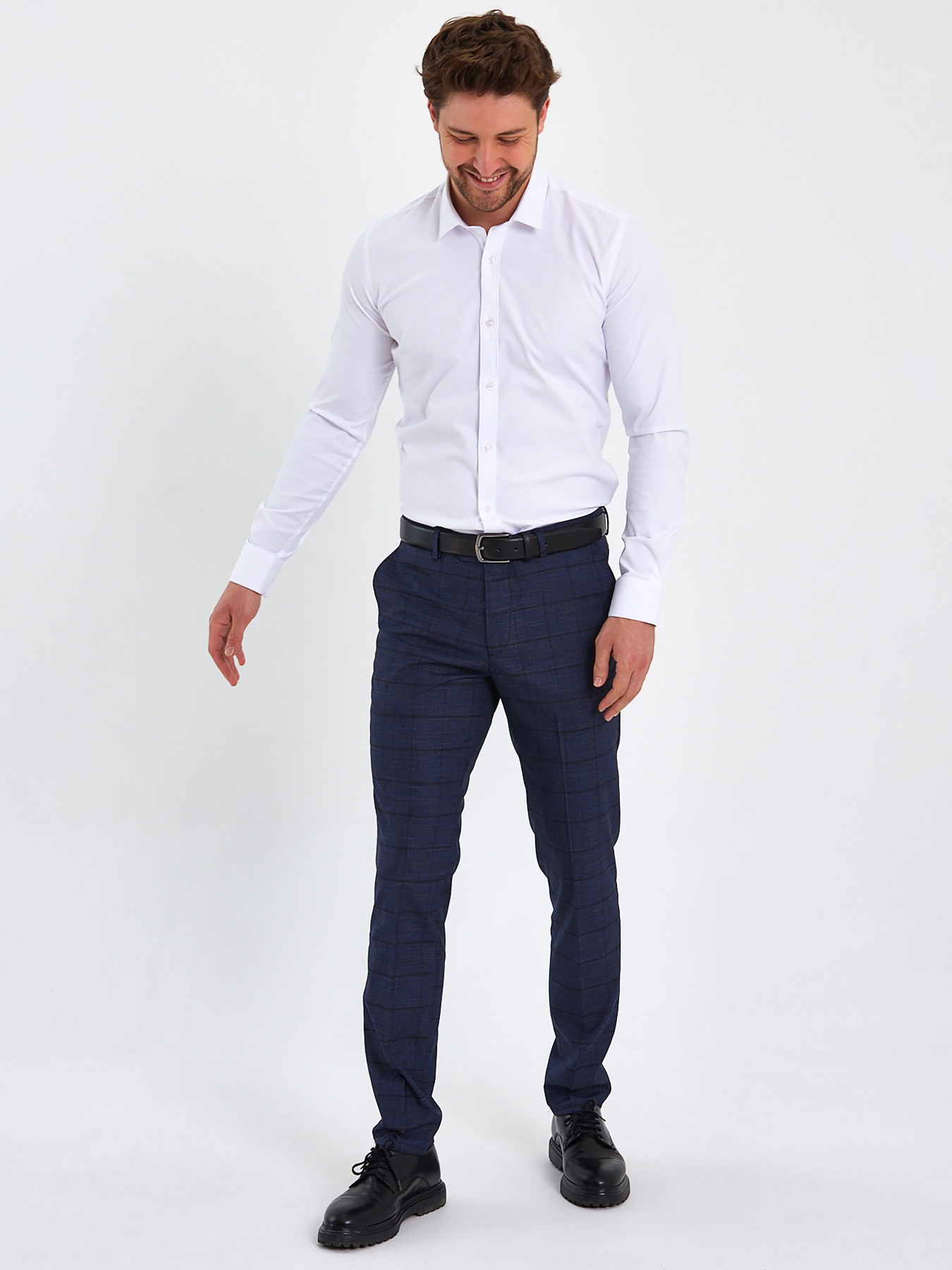 Штани класичні Trend Collection модель TC8946BlueSHTN Фото