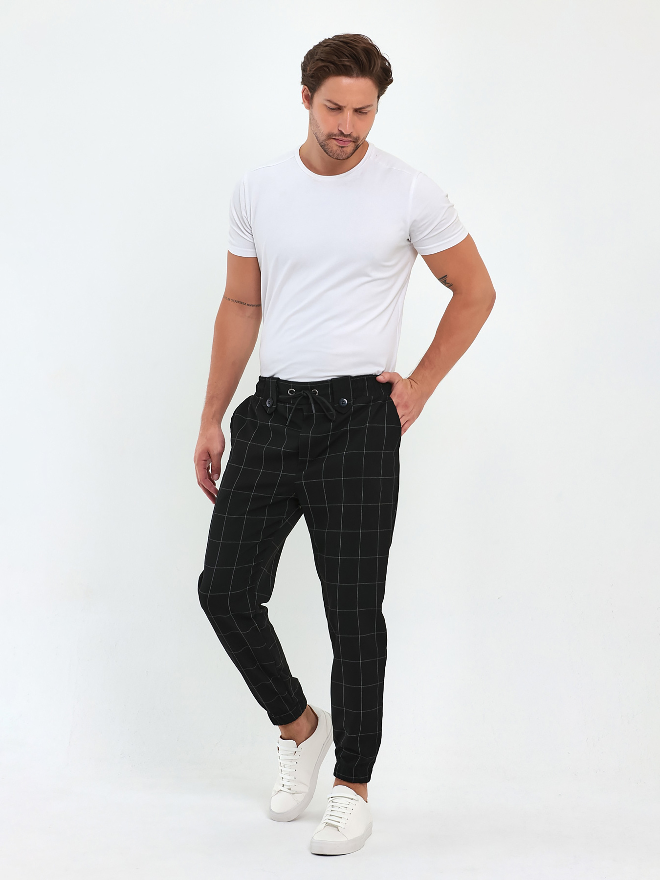 Повседневные штаны Trend Collection модель TC8626BlackSHTN Повседневные штаны Trend Collection модель TC8626BlackSHTN Фото