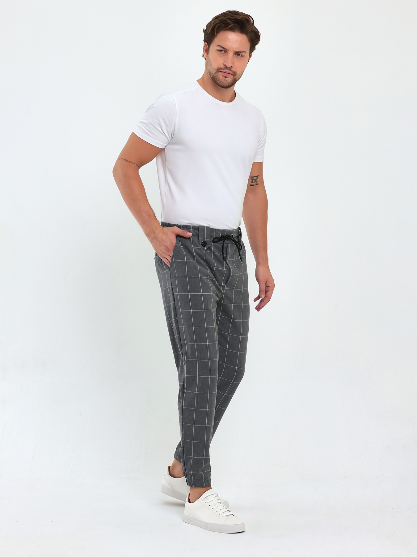 Повсякденні штани Trend Collection модель TC8625GreySHTN Фото