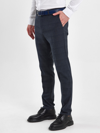 Штани класичні Trend Collection модель TC8352GreyBlueSHTN — фото 4 - INTERTOP