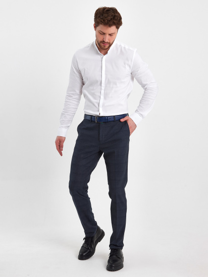 Штани класичні Trend Collection модель TC8352GreyBlueSHTN — фото 5 - INTERTOP