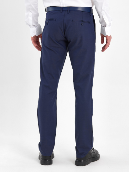 Брюки классические Trend Collection модель TC8280BlueSHTN — фото 4 - INTERTOP