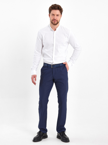 Брюки классические Trend Collection модель TC8280BlueSHTN — фото 6 - INTERTOP