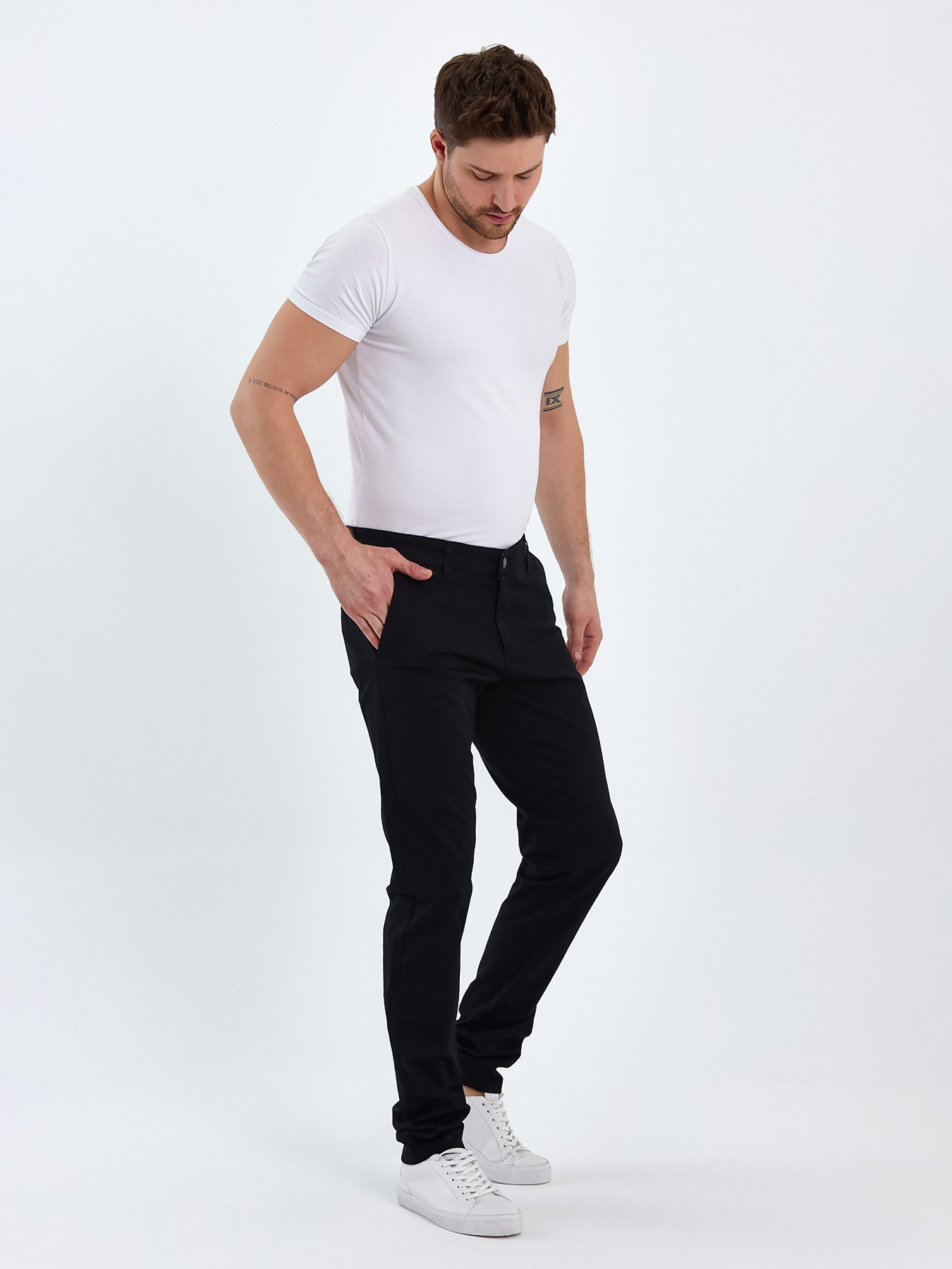 Повседневные штаны Trend Collection модель TC7676BlackSHTN Повседневные штаны Trend Collection модель TC7676BlackSHTN Фото