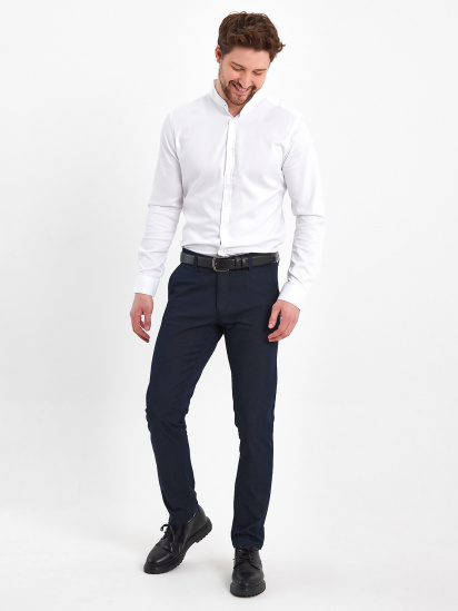 Брюки классические Trend Collection модель TC7674BlueSHTN — фото 5 - INTERTOP