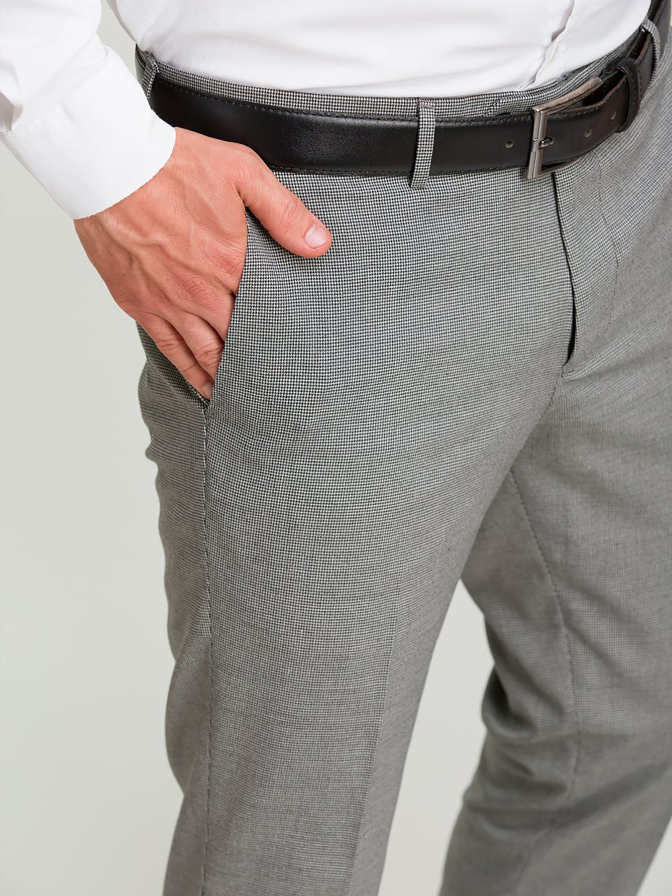 Класичні штани Trend Collection модель TC6049GreyBlackSHTN Класичні штани Trend Collection модель TC6049GreyBlackSHTN Фото