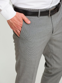 Класичні штани Trend Collection модель TC6049GreyBlackSHTN Класичні штани Trend Collection модель TC6049GreyBlackSHTN Фото