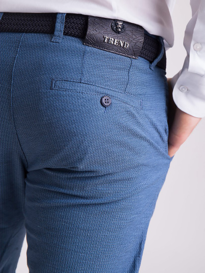 Штани класичні Trend Collection модель TC658BlueSHTN — фото 3 - INTERTOP
