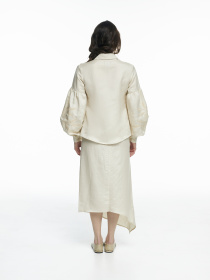 Вышитая рубашка FloveTouch модель sorochka-z-vyshytymy-koloskamy-v-ton Фото