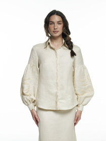 Вышитая рубашка FloveTouch модель sorochka-z-vyshytymy-koloskamy-v-ton Фото