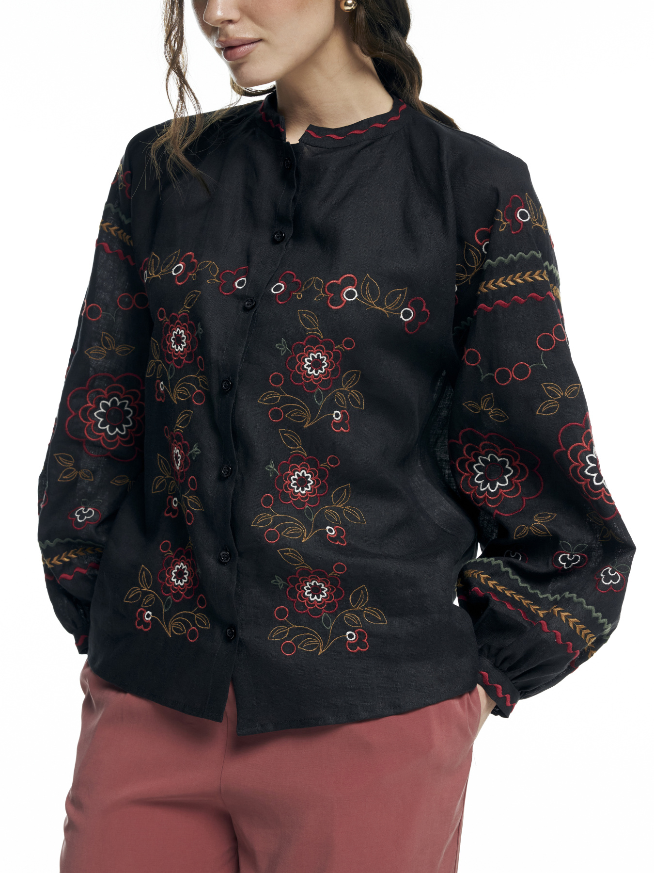 Вишита сорочка FloveTouch модель kvitka-chervona Фото