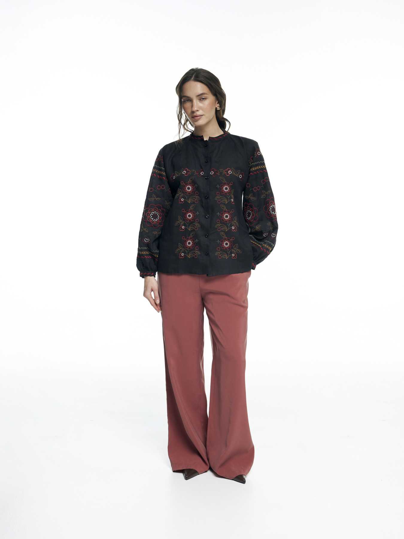 Вишита сорочка FloveTouch модель kvitka-chervona Фото