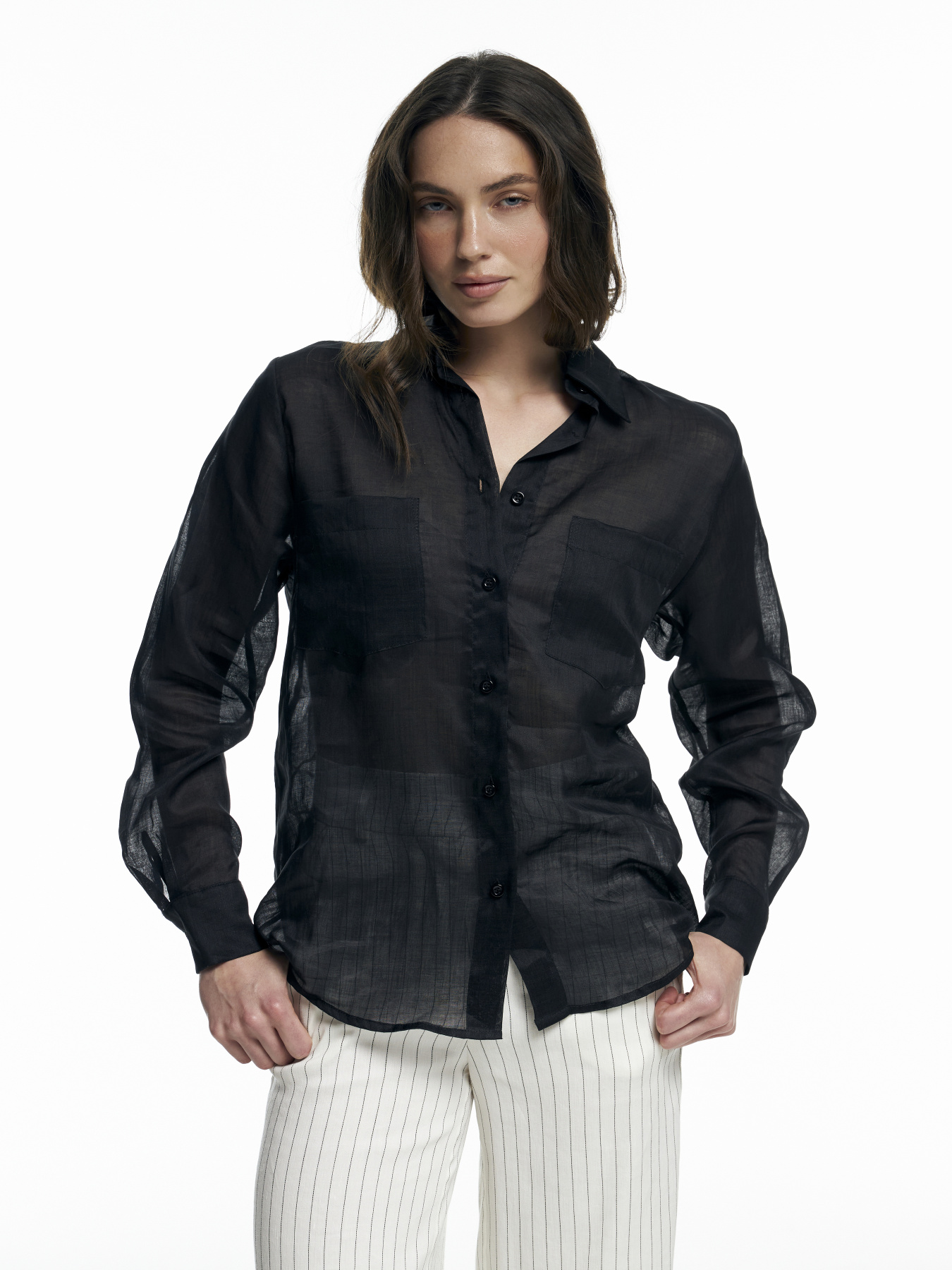 Сорочка FloveTouch модель kropyva-chorna Фото