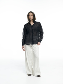 Рубашка повседневная FloveTouch модель kropyva-chorna Фото