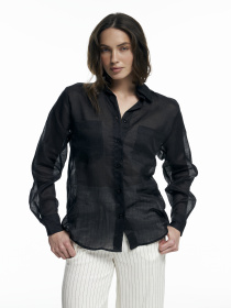 Рубашка повседневная FloveTouch модель kropyva-chorna Фото