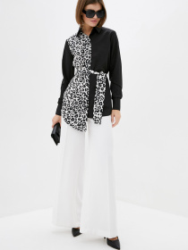 Рубашки ISSA Plus модель SA-278_blackwhite Фото