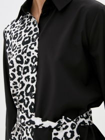 Рубашки ISSA Plus модель SA-278_blackwhite Фото