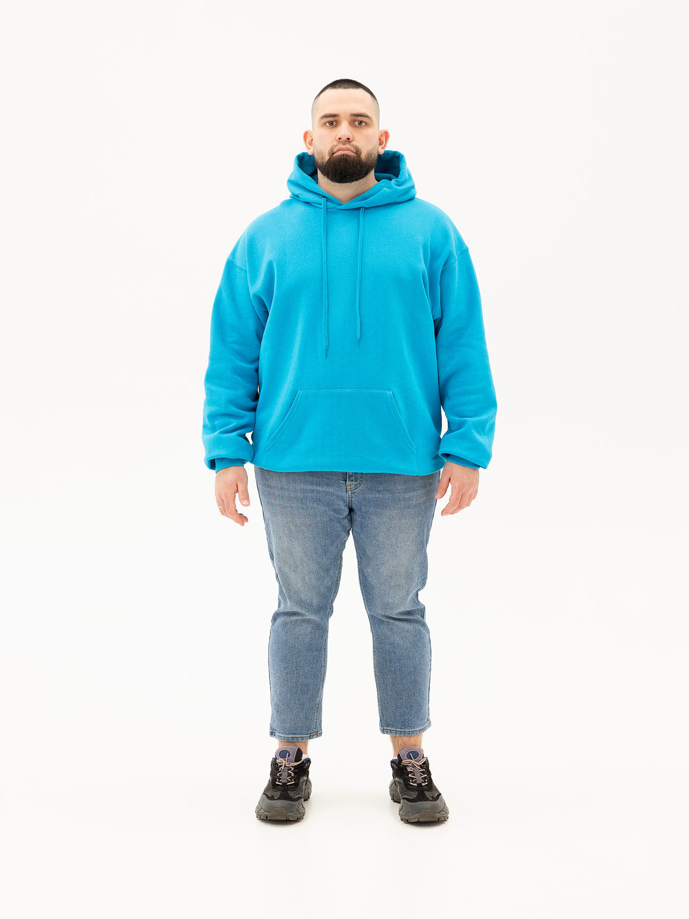 Чоловіче Худі та світшоти Fruit of the loom Classic hooded sweat (0622080ZUS) колір морська хвиля, матеріал бавовна/поліестер Fruit of the loom - купити в Україні
