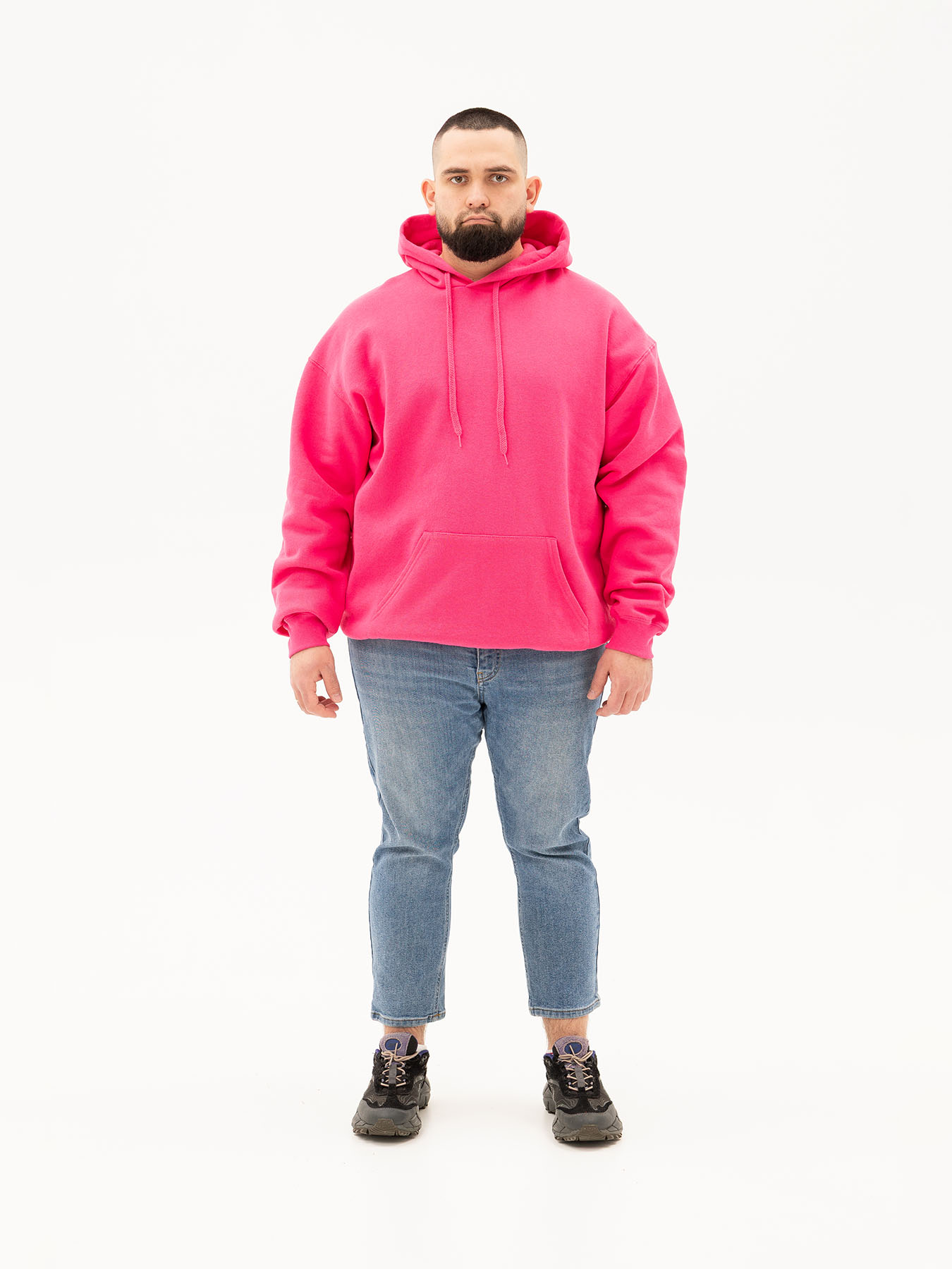 Чоловіче Худі та світшоти Fruit of the loom Classic hooded sweat (062208057S) колір фуксія, матеріал бавовна/поліестер Fruit of the loom - купити в Україні