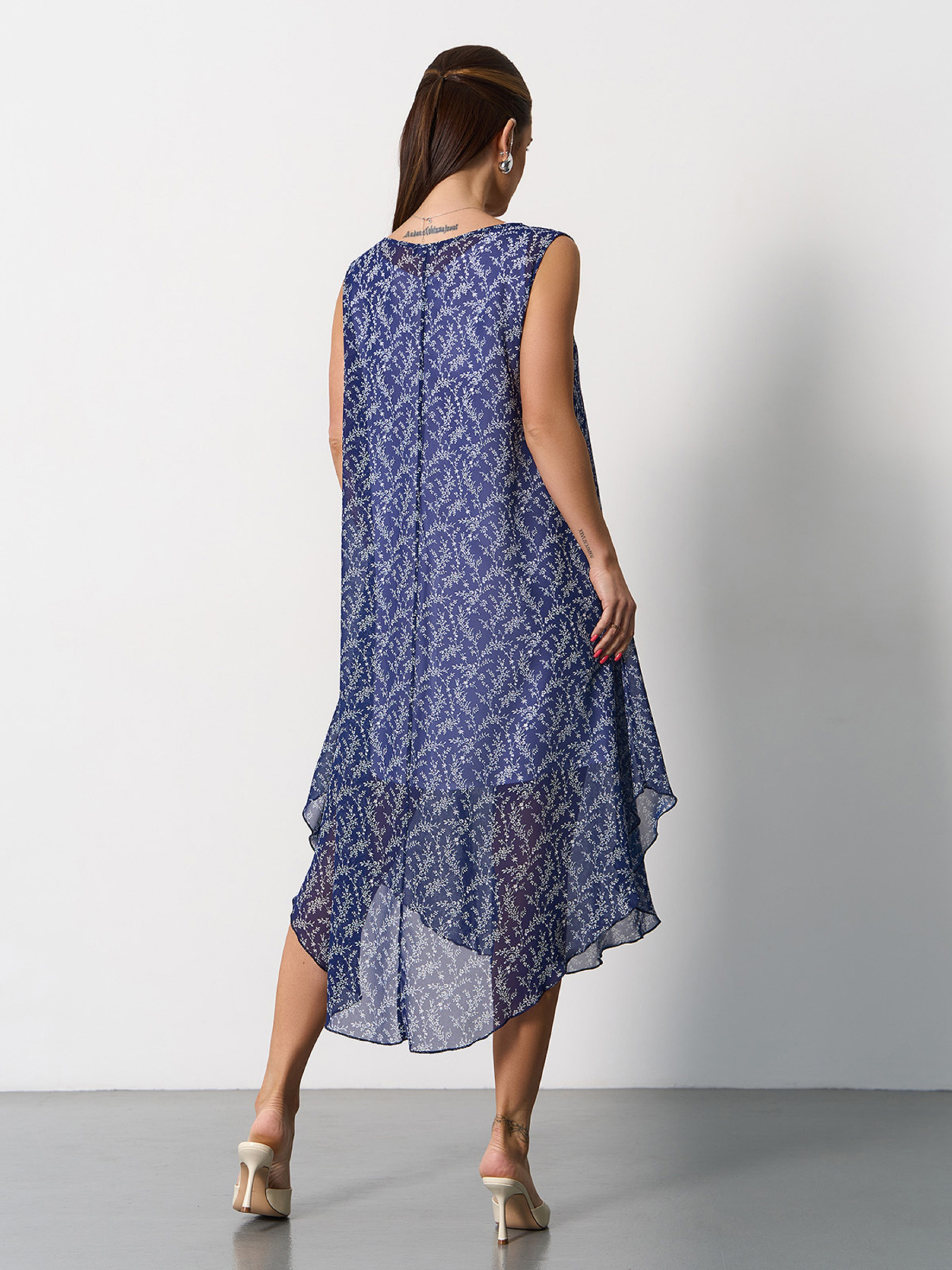 Сарафан ISSA Plus модель 14045_синий Фото