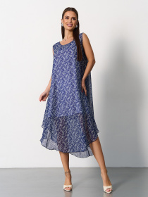 Сарафан ISSA Plus модель 14045_синий Фото