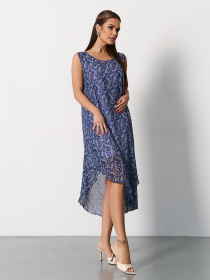 Сарафан ISSA Plus модель 14045_синий Фото
