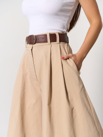 Кюлоты ISSA Plus модель 14807_светло-бежевый Фото