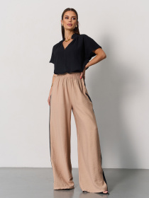 Палаццо ISSA Plus модель 15162_бежевый Фото