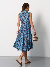 Сукня міді ISSA Plus модель SA-623_бирюзовый Фото