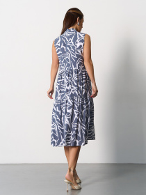 Платье миди ISSA Plus модель SA-623_серый Фото