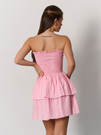 Сукня міні ISSA Plus модель SA-627_розовый Фото