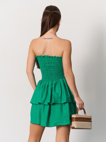 Платье мини ISSA Plus модель SA-627_зеленый Фото