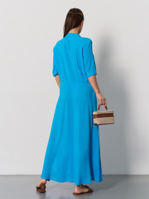 Сукня максі ISSA Plus модель 14072_голубой Фото