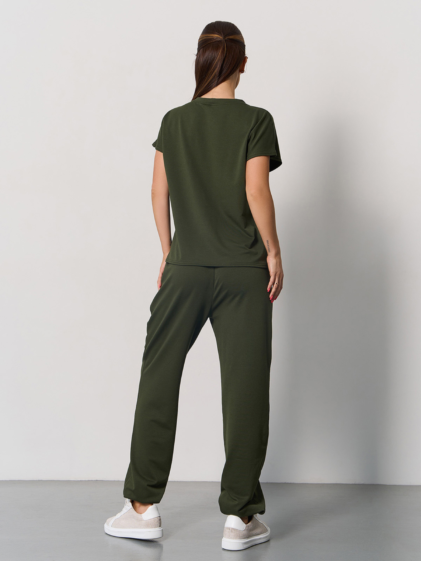 Спортивный костюм ISSA Plus модель 15057_хаки Фото