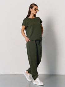 Спортивный костюм ISSA Plus модель 15057_хаки Фото