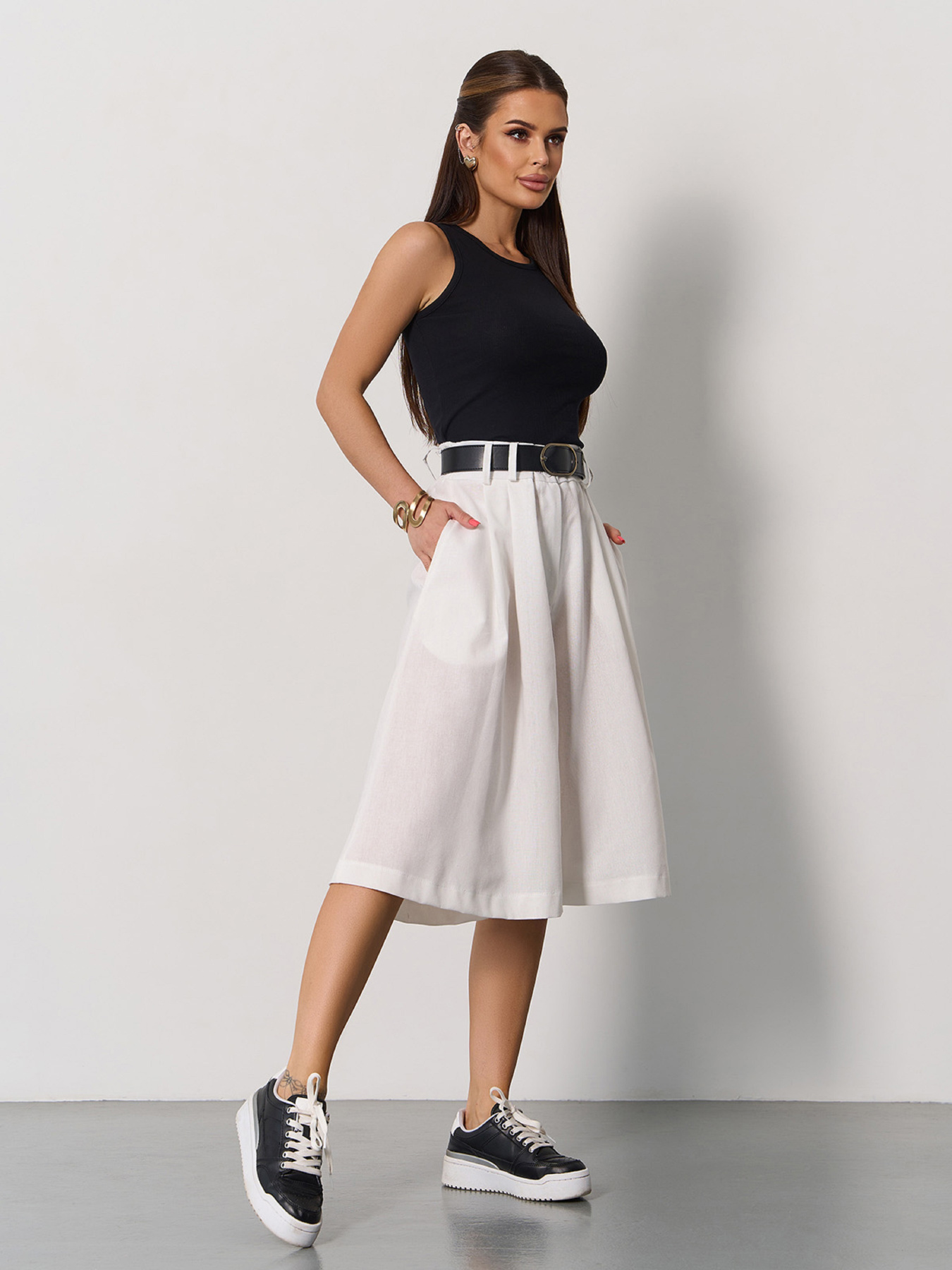 Шорты ISSA Plus модель 15100_молочный Фото