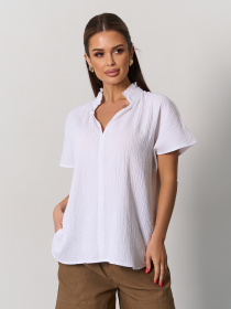 Блуза ISSA Plus модель 15161_белый Фото