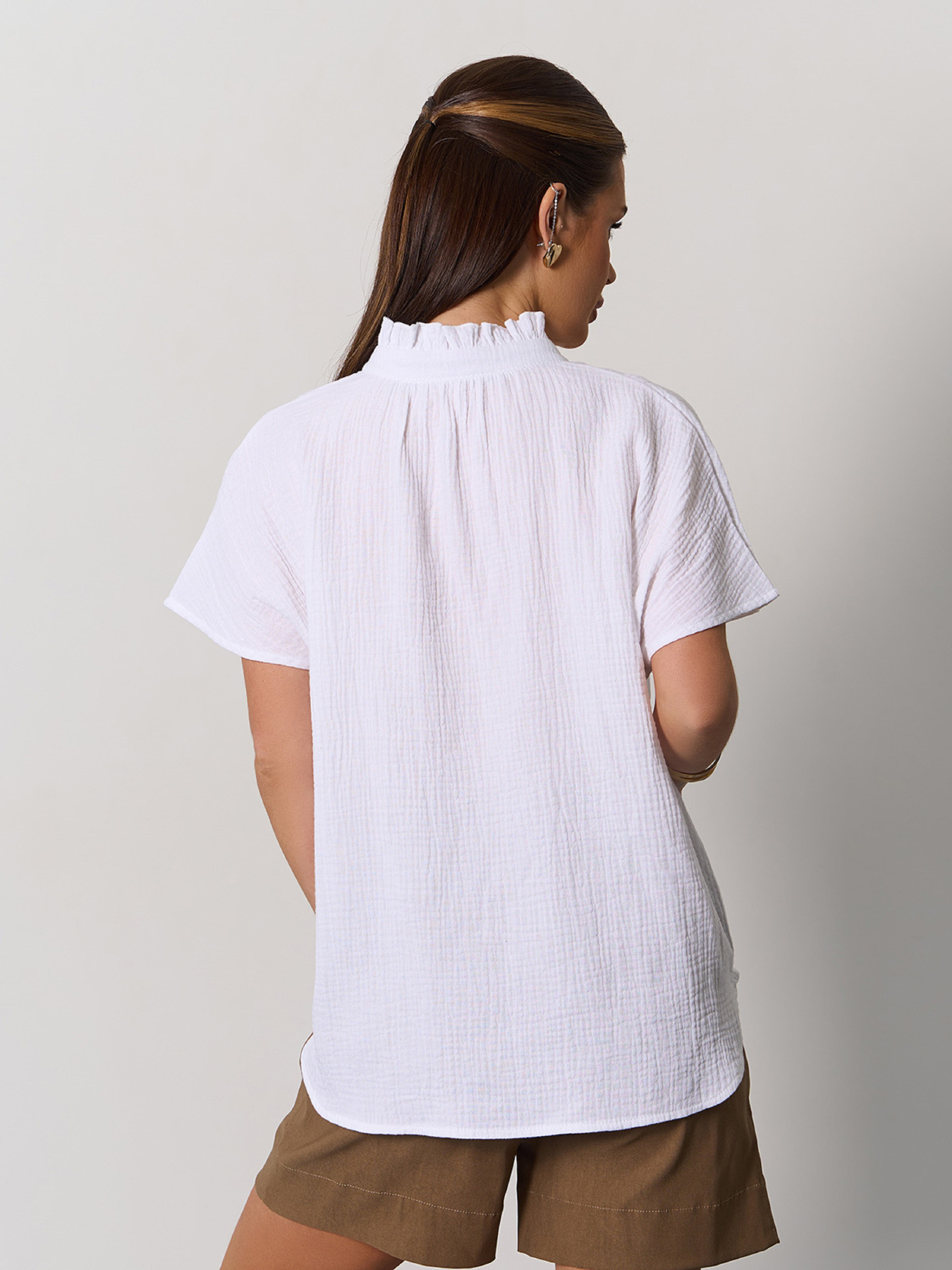 Блуза ISSA Plus модель 15161_белый Фото