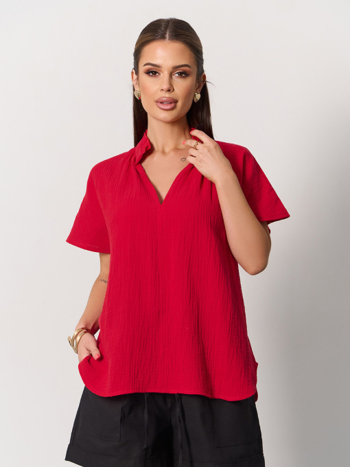 Блуза ISSA Plus модель 15161_красный Фото