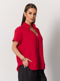 Блуза ISSA Plus модель 15161_красный Фото