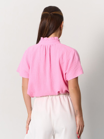 Блуза ISSA Plus модель 15161_розовый Фото