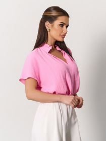 Блуза ISSA Plus модель 15161_розовый Фото