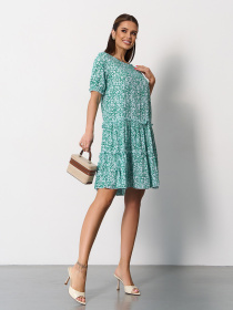 Платье мини ISSA Plus модель 15163_зеленый Фото