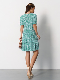 Сукня міні ISSA Plus модель 15163_зеленый Сукня міні ISSA Plus модель 15163_зеленый Фото