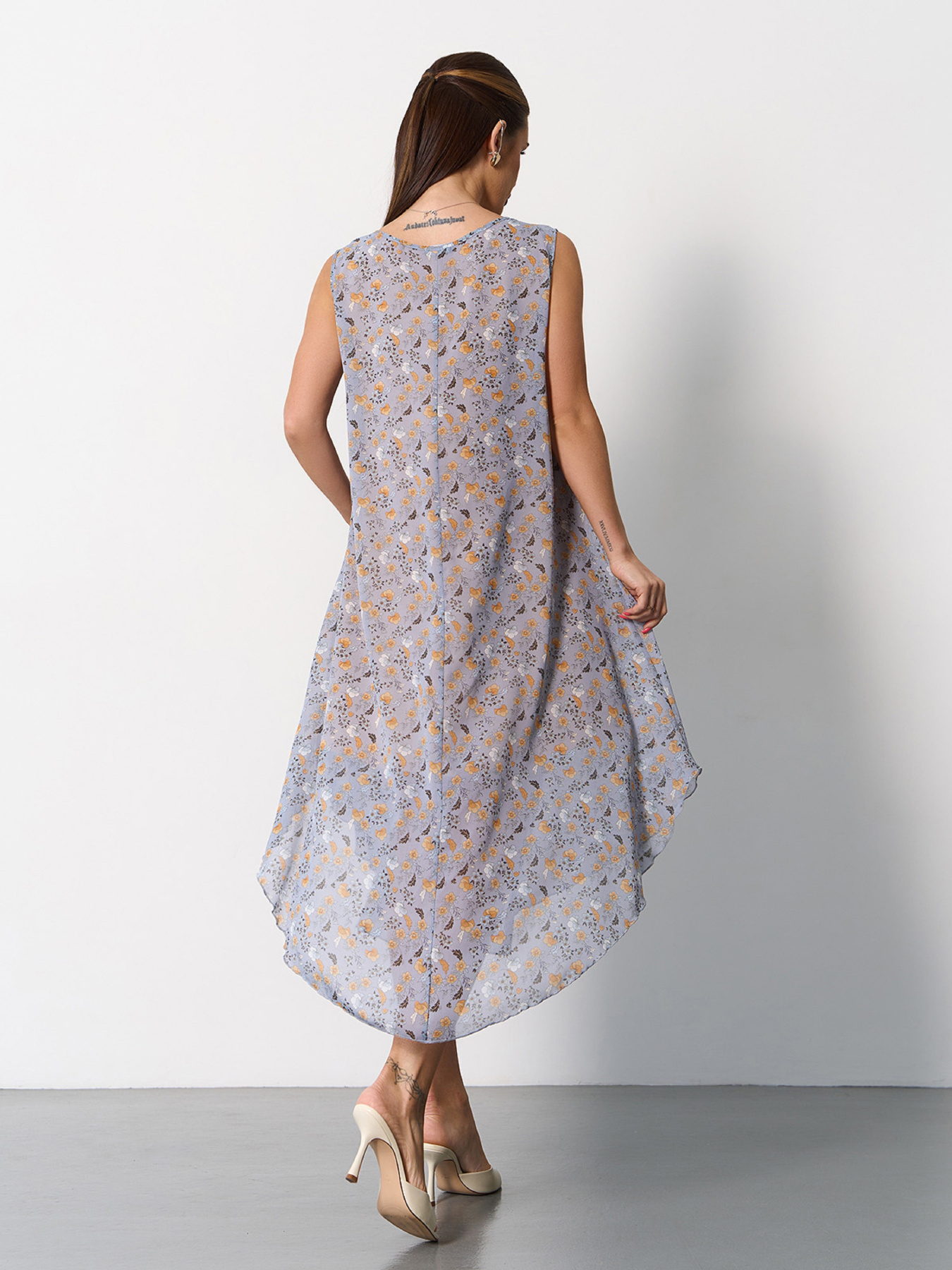 Сарафан ISSA Plus модель 15164_серый Фото